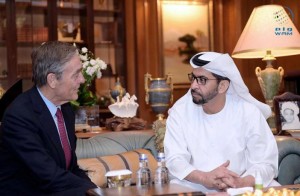 Sheikh Hamdan bin Zayed receives Duke of Westminster