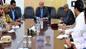 Yemeni President visits Arab Coalition Command Centre