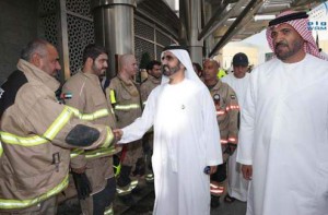 PM visits Address Downtown hotel fire site