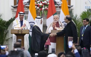 Abu Dhabi CP and Indian PM witness signing of MoUs