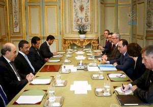 French President receives Sheikh Abdullah