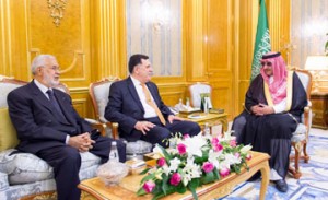 Saudi Crown Prince meets Libyan, Canadian officials