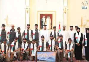 Emirati Mount Everest climbers received