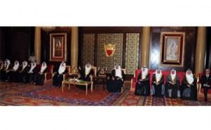 HM the King receives senior officials, diplomats