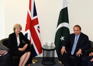 PM Nawaz meets British counterpart