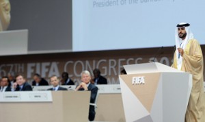  HH Nasser bin Hamad addresses FIFA Congress