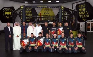 Khalid bin Hamad receives National MMA Team