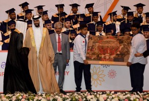 Nasser bin Hamad attends graduation ceremony