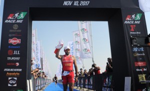 Shaikh Nasser shines in Dubai Int'l Triathlon Championship