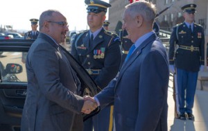  HRH Crown Prince meets US Secretary of Defence