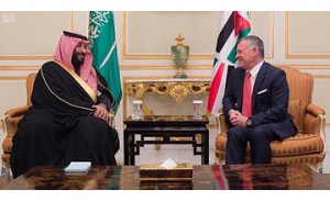 Saudi CP, Jordanian King hold talks