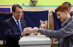 Anastasiades re-elected Cyprus President