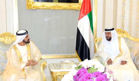President Khalifa and Sheikh Mohammed