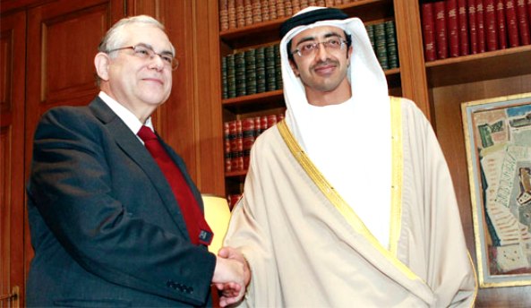 Sheikh Abdullah and President of Greece