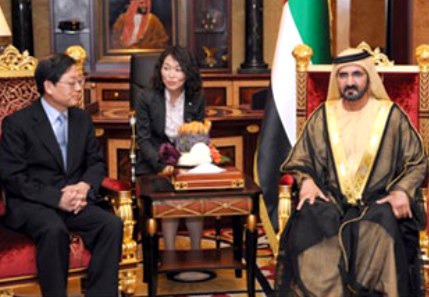 Sheikh Mohammed receives Korean Prime Minister