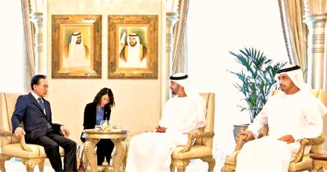 Sheikh Mohammed holds talks with South Korean President