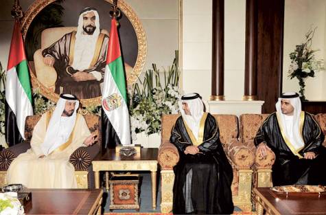 Sheikh Khalifa receives new Ambassadors