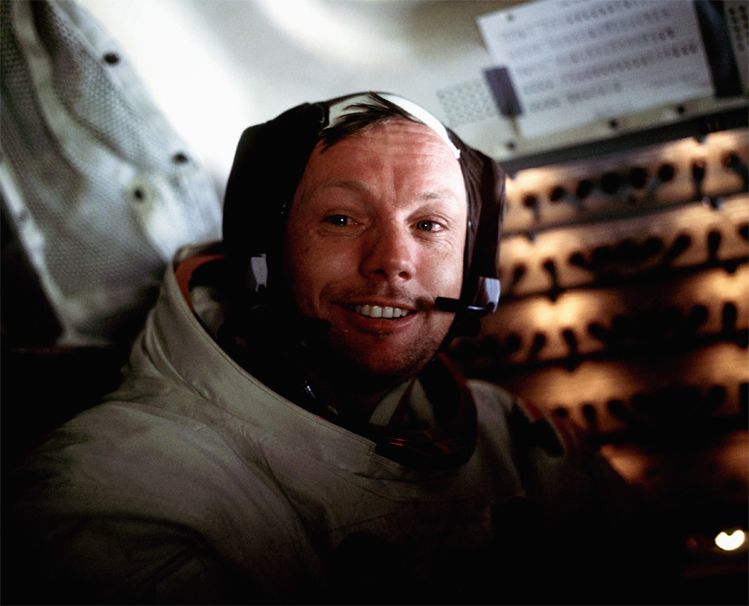 First man on moon, Neil Armstrong dead