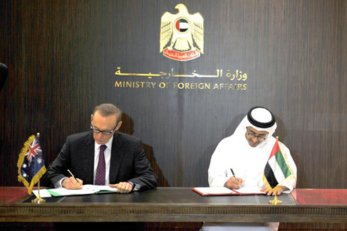 UAE and Australia sign Uranium Agreement