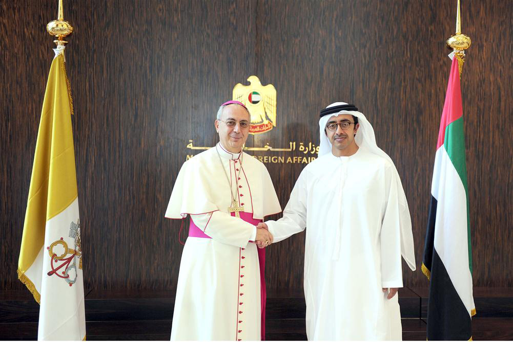 Sheikh Abdullah Meets His Vatican Counterpart