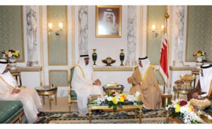 HM the King receives Abu Dhabi Crown Prince