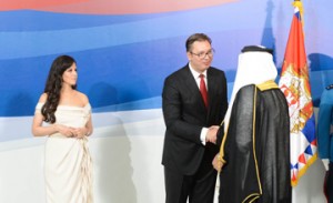 Shaikh Abdullah attends Serbian President's inauguration