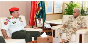 Chief of staff receives Jordanian military official
