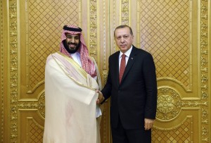 Saudi Crown Prince meets Turkish president